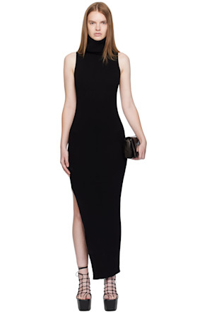 Black Concordians Tube Maxi Dress