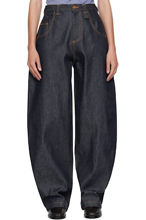Blue Tapered Bad Girl Jeans