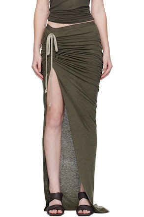 Khaki Concordians Edfu Maxi Skirt