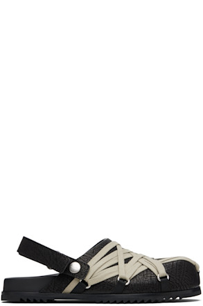 Black Concordians Granola Mule Loafers
