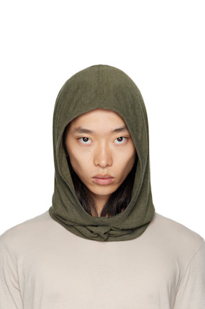 Khaki Concordians Knit Hood