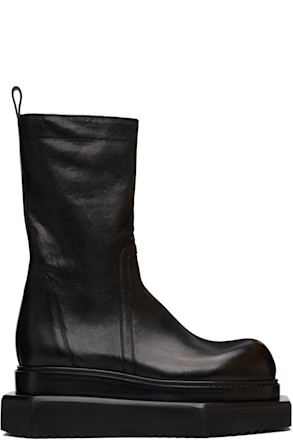 Black Concordians Zipped Turbo Cyclops Boots