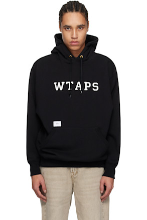Black Cotton Academy Hoodie