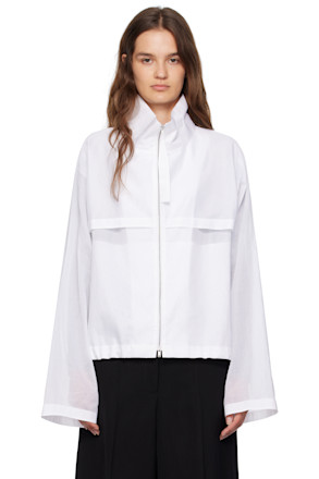 White Cotton Muslin Jacket