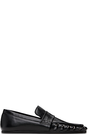 Black D-Ring Loafers