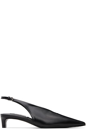 Black Slingback Heels