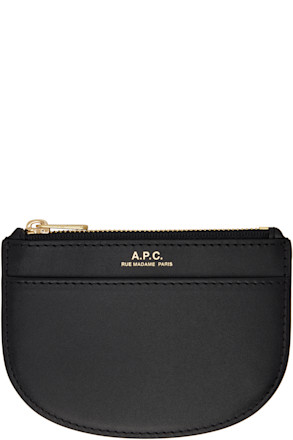 Black Demi-Lune New Coin Card Holder