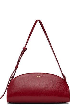 Red Demi-Lune Shoulder Bag