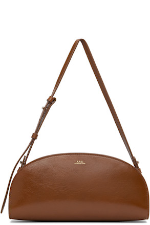 Tan Demi-Lune Shoulder Bag