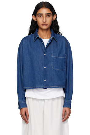 Navy Samantha Denim Overshirt