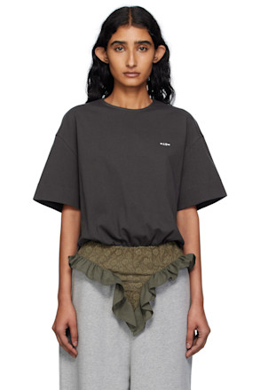 Gray Ruffle Panty T-shirt