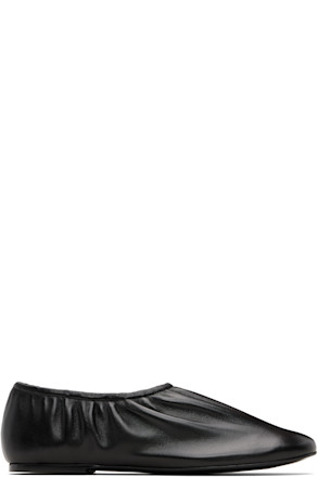 Black Swan Slip-On Ballerina Flats