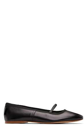 Black Swan Ballerina Flats