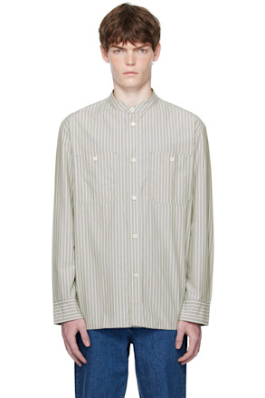 Green & White Theon Shirt