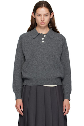 Gray Edith Polo