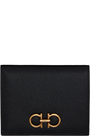 Black Gancini Compact Wallet
