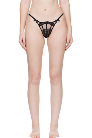 Black Mariann Thong