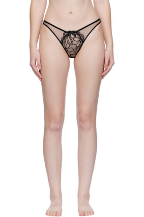 Black Nelle Thong