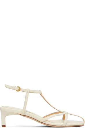 Off-White Tee Heeled Sandals