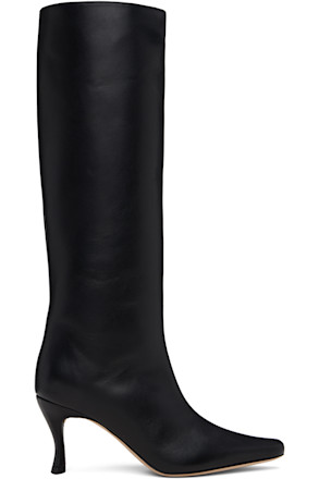 Black Stevie 42 Knee-High Tall Boots