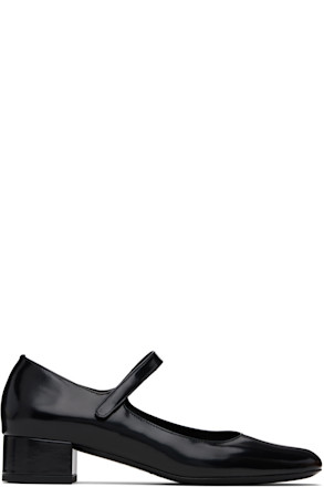 Black Ginny Mary Jane Heels