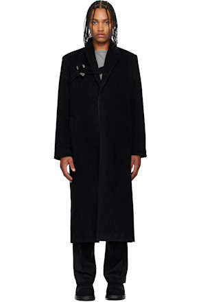 Black Titan Wool Coat