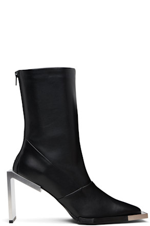 Black Ankle-High Boots