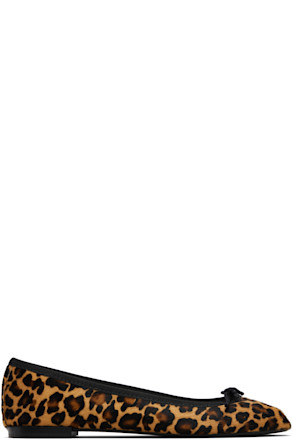 Brown & Tan Cendrillon Ballerina Flats