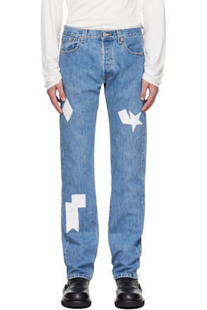 Blue Patch Jeans
