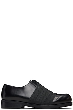 Black Elastic Biker Derbys