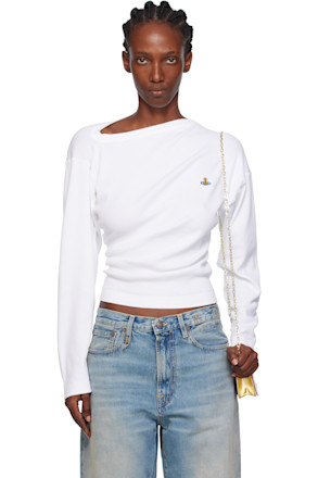 White LS Hebo T-shirt