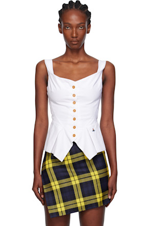 White Monday Vest Top