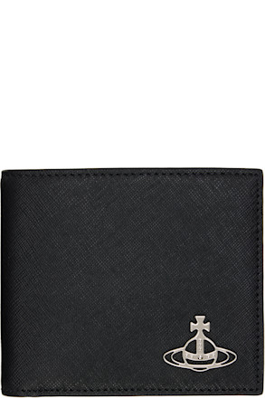 Black Saffiano Leather Billfold Wallet