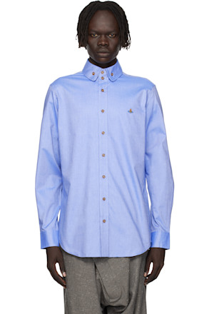 Blue Two Button Krall Shirt