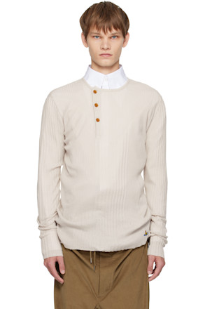 Beige Tegan Henley