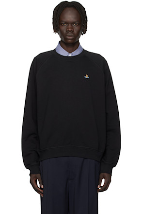 Black Raglan Sweatshirt
