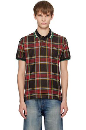 Red & Green Classic Polo