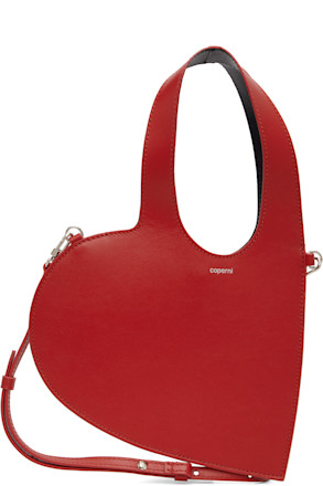 Red Crossbody Baby Heart Tote Bag