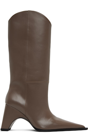 Taupe Cowboy Bridge Tall Boots