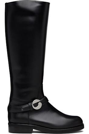 Black Belt Cavalier Tall Boots