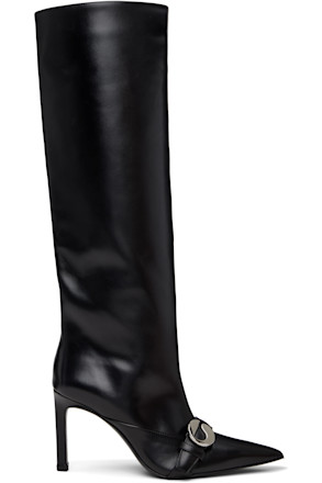 Black Belt Tall Boots