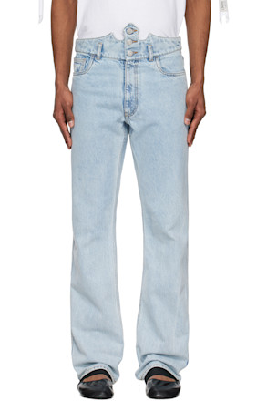 Blue Disney Crown Jeans