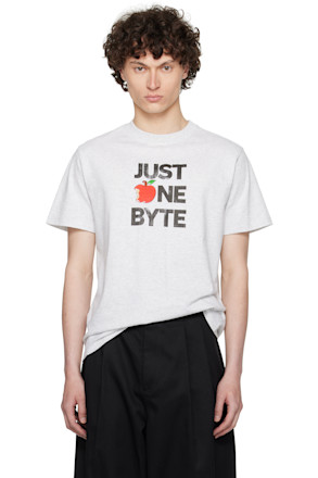 Gray Disney 'Just One Byte' Boxy T-shirt