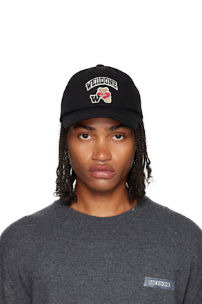 Black Varsity Logo Cap