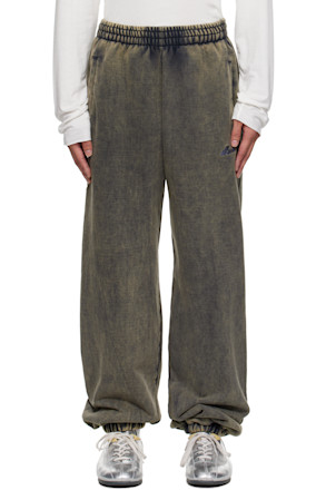 Gray Teddy ID Jogger Sweatpants