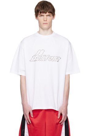 White Pearly 'WE11DONE' Logo T-shirt