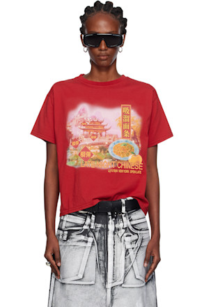 Red Slurp Noodles Box T-shirt