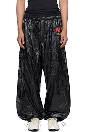 Black Shell Sweatpants