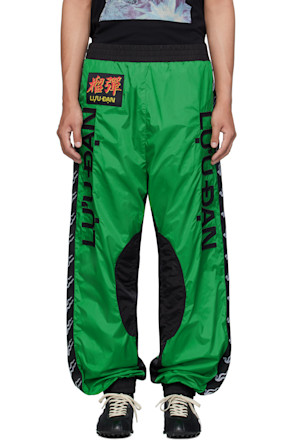 Green L-D Track Pants