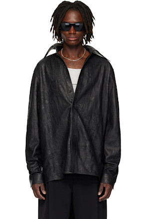 Black Misfit Leather Jacket